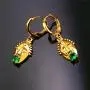 African Style Maori Mask Design Drop Earrings Women Fashion 18K Gold Plated Jewelry African Style Maori Mask Design Drop Earrings Women Fashion 18K Gold Plated Jewelry