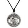 Skyrim Wicca Triple Moon Goddess Pentacle Adjustable Rope Chain Pendant Necklace