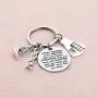 WSNANG Biology Chemistry Keychain Always Remember You are Braver Stronger Smarter Than You Think Keychain Future Chemist Gift Scientist Biology Student Graduation Gift