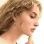 Geometric Rhombus Fashion Dangle Earrings Jewelry Gift for Women Girls Statement temperament Wild Earrings