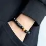 T.F.L 8mm Natural Black Onyx Stone Zodiac Charm Constellation Beads Bracelet for Men Women 7.08'', Adjustable Size T.F.L 8mm Natural Black Onyx Stone Zodiac Charm Constellation Beads Bracelet for Men Women 7.08'', Adjustable Size