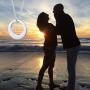 Sterling Silver Circle of Life Urn Necklaces for Ashes Cremation Jewelry Eternity Heart Urn Pendant Necklace for women