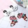 12 Pairs African Map Wooden Earrings African Women Dangle Earrings Natural Ethnic Earrings 12 Pairs African Map Wooden Earrings African Women Dangle Earrings Natural Ethnic Earrings