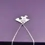Charm.L Grace 3 Piece of Big Sis Middle Sis Lil Sister Necklace Keychain Set Heart Shape Puzzle