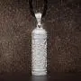 925 Sterling Silver ash necklace for human ashes Urn Pendants Cremation Jewelry Keepsake Buddhism Necklace for Men Women Mandala Maha pratisara Shurangama Mantra pendants with Chain and Gift Box