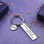 Eigso Graduation Gift Inspirational Keychain Encouraging Words Jewelry for Family Friends Colleague Classmate Boss(Challenge Change You KR)