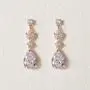 SWEETV Pearl Drop Earrings for Women,Bridesmaids,Brides -Teardrop Crystal Rhinestones Cubic Zirconia Earrings Dangling SWEETV Pearl Drop Earrings for Women,Bridesmaids,Brides -Teardrop Crystal Rhinestones Cubic Zirconia Earrings Dangling