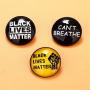 RnBLM JEWELRY 40 PCS Black Lives Matter Bracelet Silicone Wristband Bracelets Rubber Bangle Bracelet BLM Bracelet for Men Women