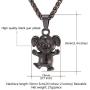 U7 Women Teen Girls Boys Cute Animal Necklace Stainless Steel/18K Gold Plated Pet Series Jewelry Pig/Dachshund/Panda Bear/Horse/Camel/Dolphin/Sheep/Turtle Pendant Necklace with Chain 22 Inch