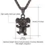 U7 Women Teen Girls Boys Cute Animal Necklace Stainless Steel/18K Gold Plated Pet Series Jewelry Pig/Dachshund/Panda Bear/Horse/Camel/Dolphin/Sheep/Turtle Pendant Necklace with Chain 22 Inch