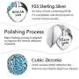 NINGAN “I Love You” Heart Pendant Love Charm 925 Sterling Silver Dangle Charms Compatible with Major European Bracelets & Necklaces