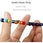 Besteel 7 Pcs Natural Stone Chakras Bracelet for Men Women Crystal Healing Yoga Bead Bracelet Adjustable Besteel 7 Pcs Natural Stone Chakras Bracelet for Men Women Crystal Healing Yoga Bead Bracelet Adjustable