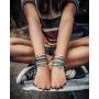 Pura Vida Gold or Silver Sierra Bracelet - Waterproof, Adjustable Band