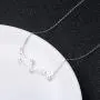 925 Sterling Silver CZ Astrology 12 Constellation Horoscope Sign Astrology Zodiac Star Necklace Birthday Gifts for Women Girls,18-20 inch