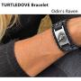 TURTLEDOVE Viking Bracelet Odins Raven - Crow Animal Bracelets of Norse Mythology Amulet - Scandinavian Talisman for Midgard Pagan