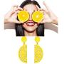 SENNI Cute Fruit Lemon Strawberry Watermelon Stud dangle Earrings Drop Earrings For Women Girls Gift Jewelry