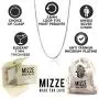 MIZZE Made for Luck 18''-20''-22''-24'' Length 1 MM Italian Sterling Silver Box Chain with Lobster Or Spring Ring Clasp for Men/Women, Nickel Free & Rhodium Plated and Includes Jewelry Care Kit