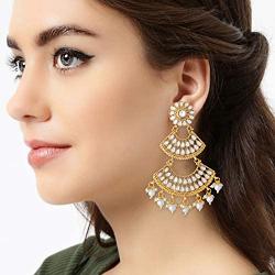 Aheli Classic Drop Earrings for Women Girls Indian Traditional Bollywood Jewelry