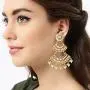 Aheli Classic Drop Earrings for Women Girls Indian Traditional Bollywood Jewelry