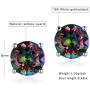 Hypoallergenic Rainbow Quartz Earrings Colourful Fashion Jewelry Gifts for Women Men Ladies