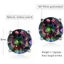 Hypoallergenic Rainbow Quartz Earrings Colourful Fashion Jewelry Gifts for Women Men Ladies Hypoallergenic Rainbow Quartz Earrings Colourful Fashion Jewelry Gifts for Women Men Ladies