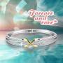 Angelady Silver Plated Wide Bangle Bracelet for Women Girls, Infinity Lucky Endless Love Bangle, Birthday Mothers Day Gift for Mom Wife Girlfriend Daughter