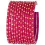 JDZ COLLECTION Indian Glass Bangles Set Indian Costume Bangles Bollywood Glass Bangles Matching Colors Wedding Jewelry Bangles Set for Women,Wedding Bangles for Girls Set of 12