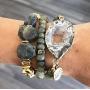 Kinsley Armelle Agate Collection - Smoky Bracelet