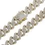 JINAO Hip Hop 14mm 6 Times Heavy 14K Gold Plated Miami Cuban Link Chain Choker for Men Full Iced out Prong Setting Bling CZ Rapper Necklace JINAO Hip Hop 14mm 6 Times Heavy 14K Gold Plated Miami Cuban Link Chain Choker for Men Full Iced out Prong Setting Bling CZ Rapper Necklace