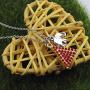 SEIRAA Delta Sigma Theta Gift DST Sorority Paraphernalia Elephant Delta Necklace Sorority Jewelry for Women Girls