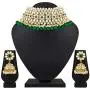 Aheli Elegant Indian Traditional Wedding Wear Kundan Pearl Encrusted Choker Necklace Set with Jhumki Earrings Ethnic Bollywood Party for Women Aheli Elegant Indian Traditional Wedding Wear Kundan Pearl Encrusted Choker Necklace Set with Jhumki Earrings Ethnic Bollywood Party for Women
