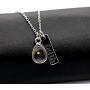 Stainless Steel Faith Real Mustard Seed Pendant Necklace Charm Jewelry for Christian Inspirational Gift Y559