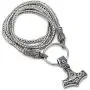 GuoShuang Viking Metal Cord Ravens of Odin with Thors Mjolnir Wolf Scandinavian Huginn and Muninn