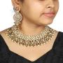 MUCH-MORE Fashion Necklace Set with Pearl & Crystal Stone for Women (104LCT)