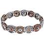 PammyJ Western Tri-Tone Faux 12 Gauge Shotgun Shell Stretch Bracelet