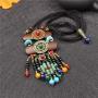 Handmade Jewelry Pendant Long Necklace Ethnic Jewelry for Women Bohemian Necklace for Women Jewelry Vintage Style Wood Pendant are Necklaces Ethnic Jewelry Long Necklace Bohemian Jewelry for Woman