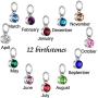 LuxglitterLin Angel Wing Charm Heart Love Urn Necklace for Ashes 12 Colors Birthstone Cremation Jewelry Memorial Pendant-Your Wings were Ready But My Heart was Not