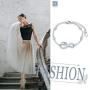 Unendlich U Solid 925 Silver Jewelry Dolphin Infinity Symbol Earrings Bracelet Necklace