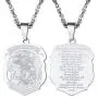 PROSTEEL Saint Michael The Archangel Necklace Pendant & Chain Catholic Religious Jewelry PROSTEEL Saint Michael The Archangel Necklace Pendant & Chain Catholic Religious Jewelry