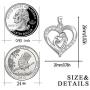 BGTY S925 Sterling Silver Heart Pendant Necklace