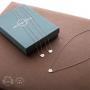 Deidreamers Sterling Silver Round Disk Initial Necklace