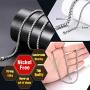 ChainsPro 3/6 mm Box/Wheat/Twist Rope Necklace, Replacement Chain for Pendant/Charm, 18-30 inches, 316L Stainless Steel/18K Gold Plated-Send Gift Box