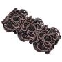 D EXCEED Womens Bohemian Lace Bracelet Vintage Filigree Cuff Bangle Bracelet Wide Stretch Rhinestone Bracelets for Ladies