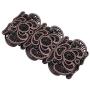 D EXCEED Womens Bohemian Lace Bracelet Vintage Filigree Cuff Bangle Bracelet Wide Stretch Rhinestone Bracelets for Ladies