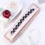 EVER FAITH Womens Prong Cubic Zirconia Vintage Style Dual Layer Tear Drop Bracelet