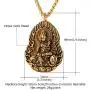 U7 Men Women Buddha Necklace Yogi Jewelry Buddhism Pilgrimage Gift Stainless Steel Guanyin/Gotama Siddhattha Head & Praying Hand Pendant Necklace U7 Men Women Buddha Necklace Yogi Jewelry Buddhism Pilgrimage Gift Stainless Steel Guanyin/Gotama Siddhattha Head & Praying Hand Pendant Necklace
