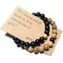 Hippie Love Couples Bracelets, Long Distance Relationship Gifts, Jasper and Black Onyx Stone, His Hers Beaded Friendship Bracelet, 2 Piece Set for Men Women Best Friends Hippie Love Couples Bracelets, Long Distance Relationship Gifts, Jasper and Black Onyx Stone, His Hers Beaded Friendship Bracelet, 2 Piece Set for Men Women Best Friends