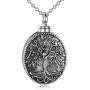 ONEFINITY Urn Necklaces for Ashes Sterling Silver Tree of Life Cremation Jewelry for Ashes Memory Jewelry for Women