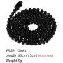 SINLEO Titanium Stainless Steel Small Beads Ball Chain Necklace for Men Women 18-38 Inches Silver Black Gold SINLEO Titanium Stainless Steel Small Beads Ball Chain Necklace for Men Women 18-38 Inches Silver Black Gold
