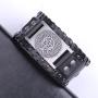 Pagan Triple Moon Goddess Pentagram Tree of Life Leather Bracelet for Men/Women Amulet Jewelry